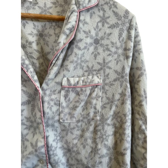 Adonna Sleepwear Snow Flake Pajamas Size Medium - Picture 15 of 16